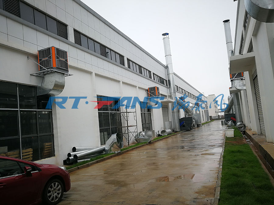 水簾風(fēng)機降溫系統(tǒng),濕簾冷風(fēng)機,冷風(fēng)機廠家