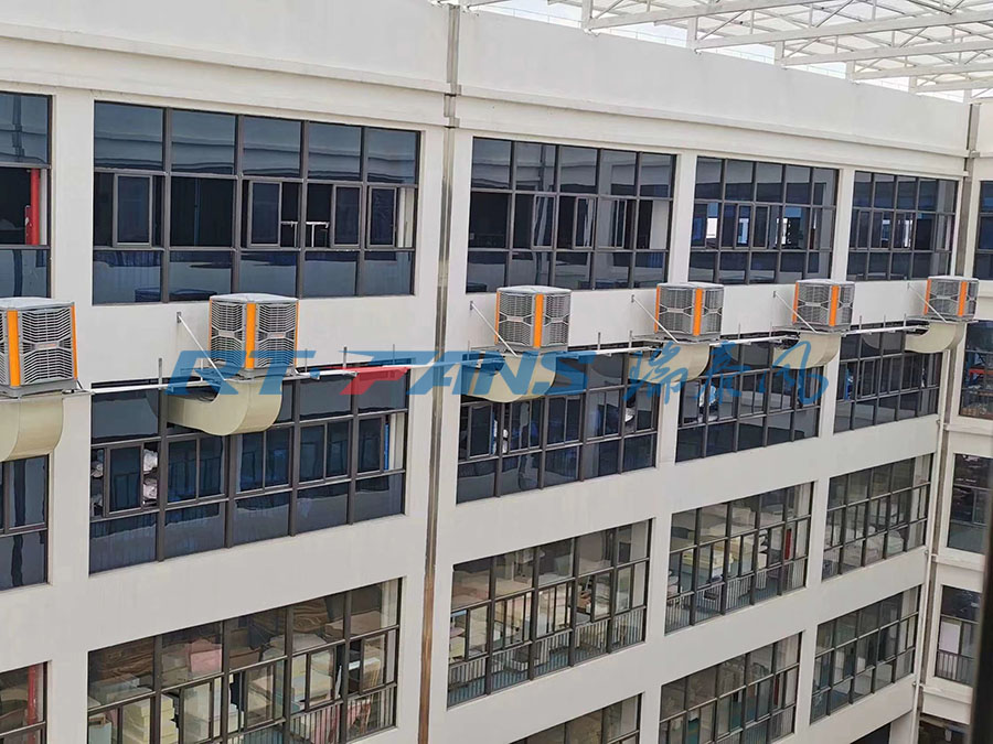 車間降溫方案,江西工業(yè)冷風(fēng)機(jī),環(huán)?？照{(diào)